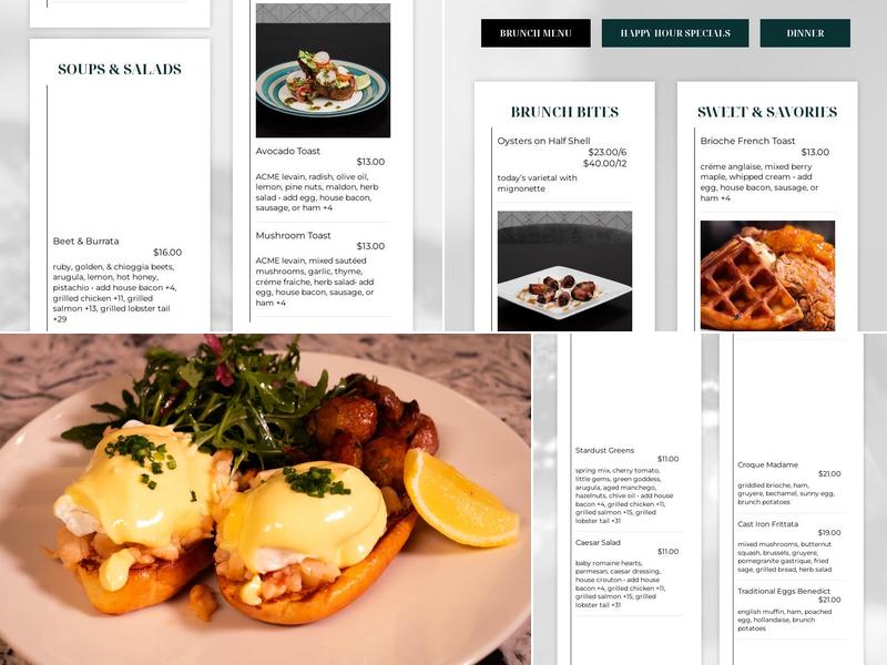 Stardust Menu