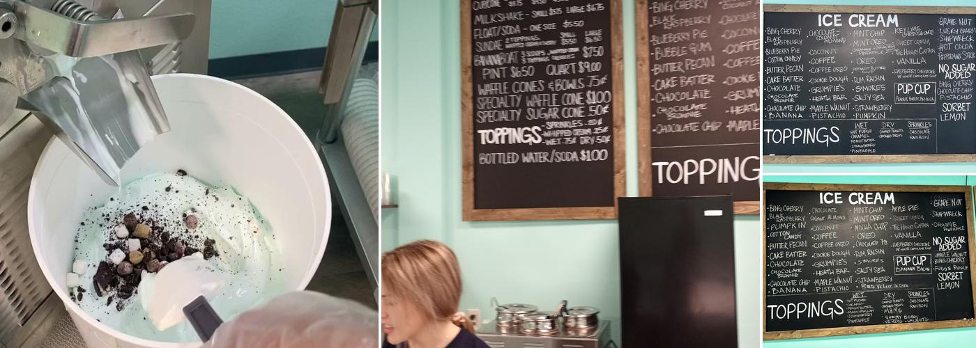 Captain’s Creamery Menu