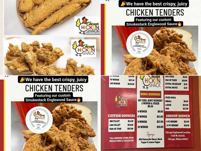 Chicago’s Chicken Shack Menu