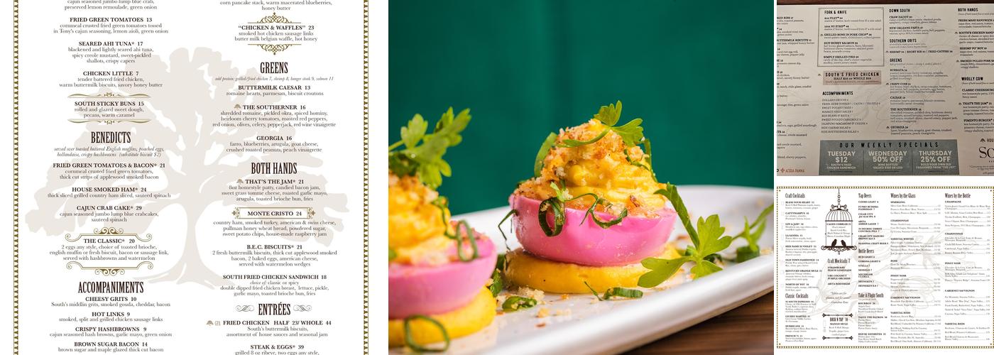 South Bar & Kitchen Menu