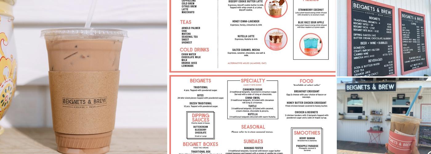 Beignets & Brew Menu