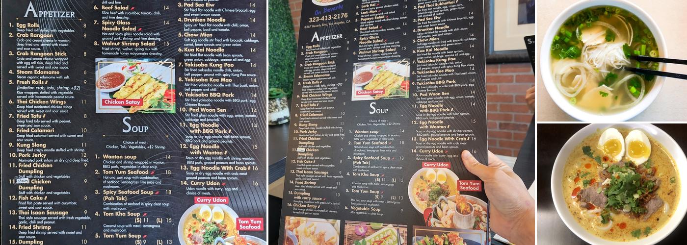Pad Thai On Beverly Menu