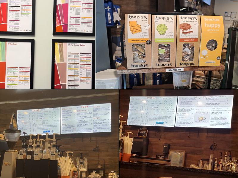 Boarding Pass Coffee GVL Menu