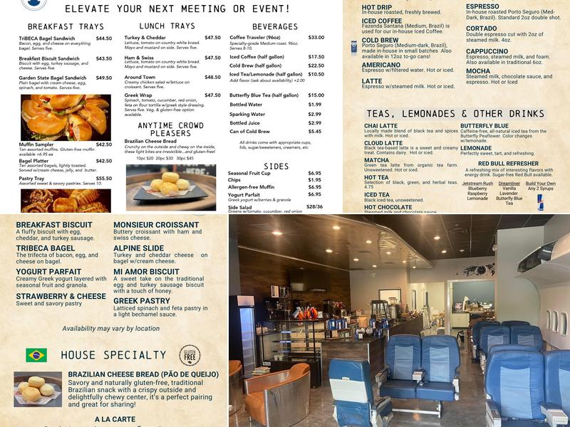 Boarding Pass Coffee GVL Menu