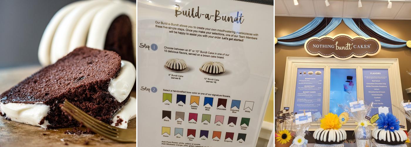 Nothing Bundt Cakes Menu