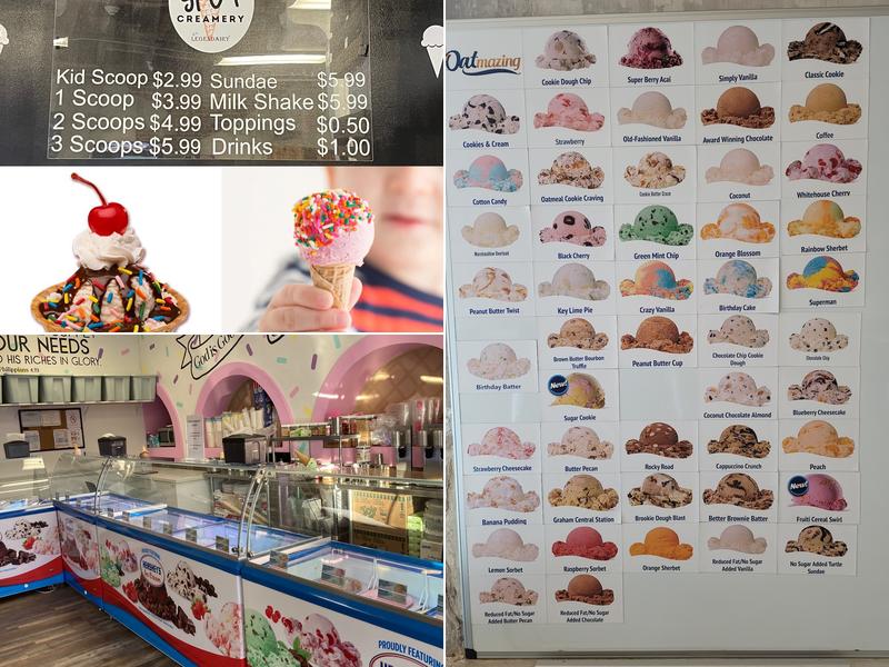 The Spot Creamery Menu