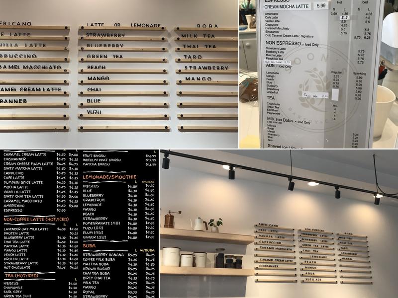 Soon's Bakery & Cafe Menu
