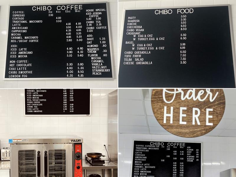 Chibo Coffee Menu