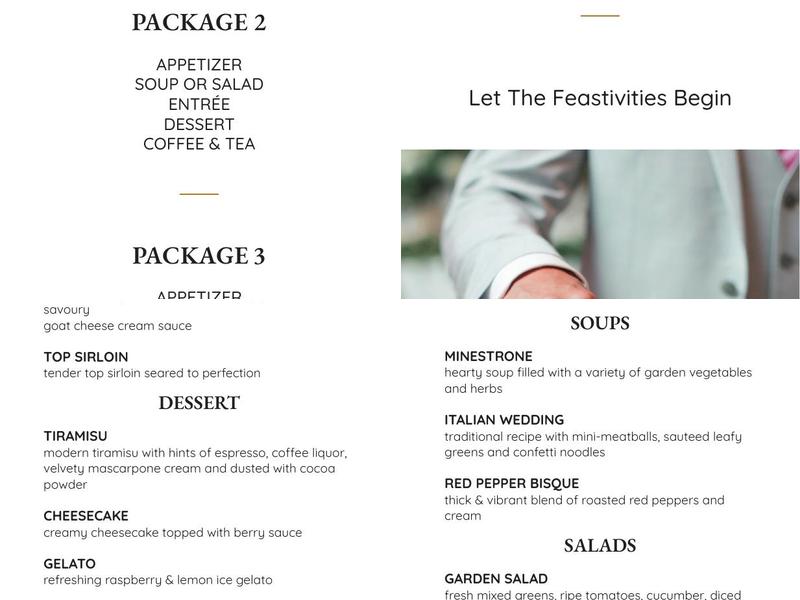 Feastivities Events & Catering Menu
