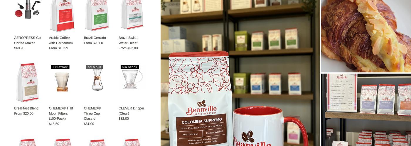 Beanville Coffee Roastery Menu