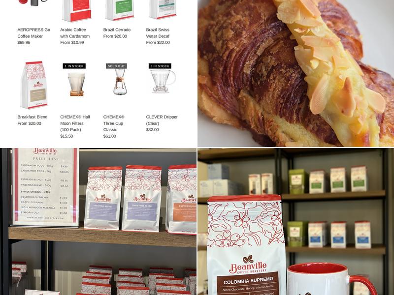 Beanville Coffee Roastery Menu
