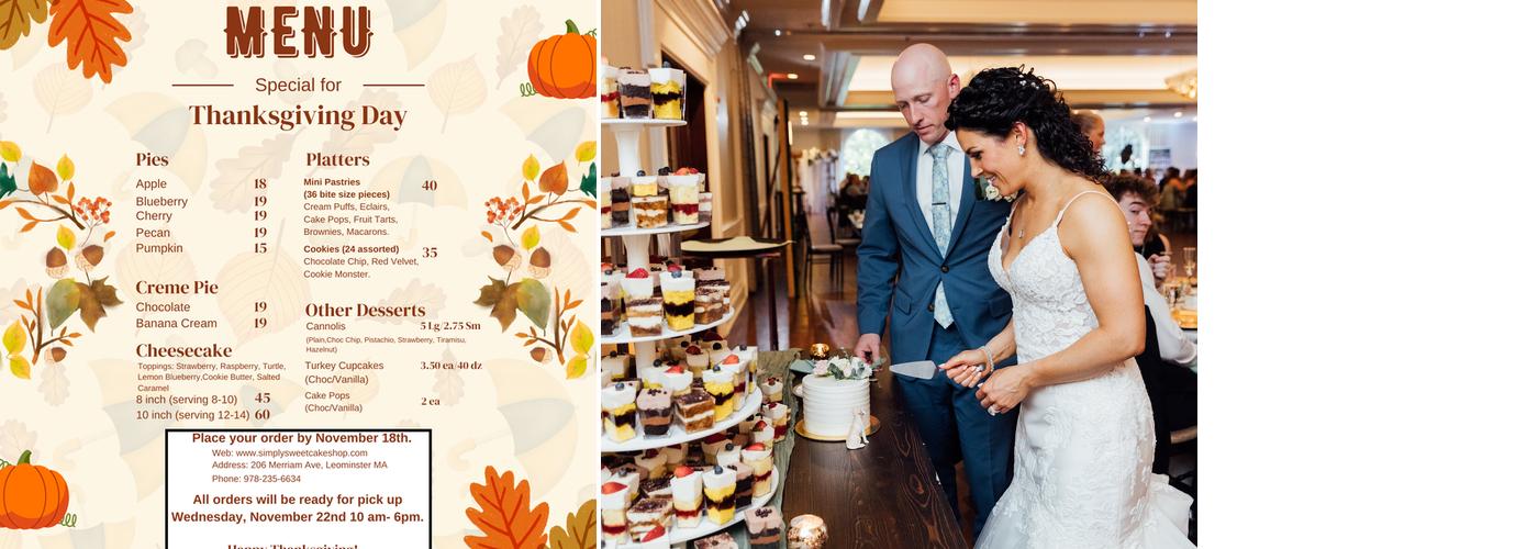 Simply Sweet by Christine Menu