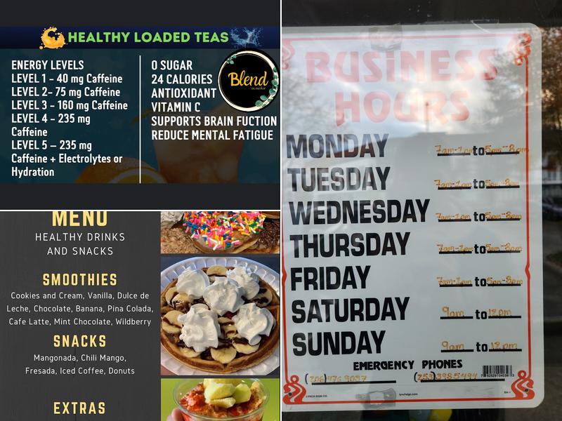 Blend On Meeker Menu