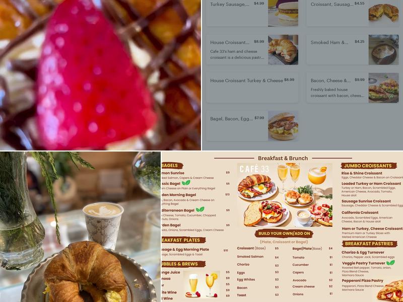 Cafe 33 Menu