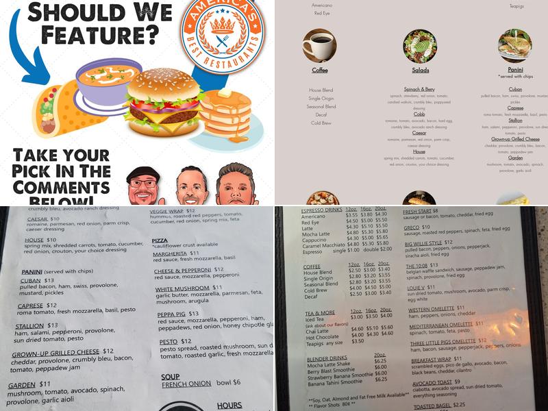Coffee & Stone Menu