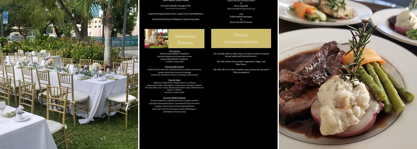 CA Catering Menu