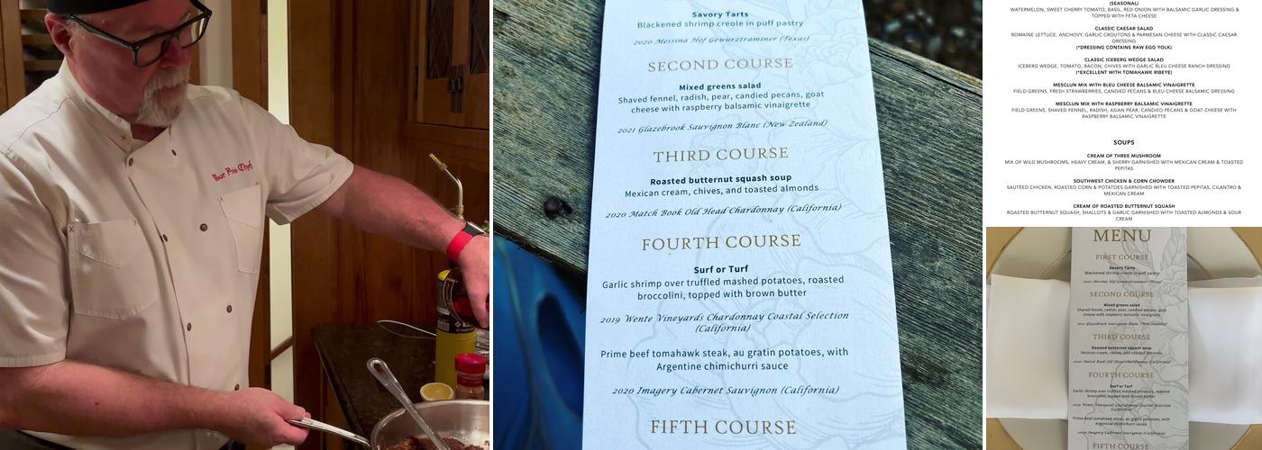 Chef Mark Powers LLC Menu