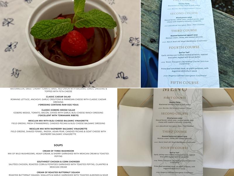 Chef Mark Powers LLC Menu