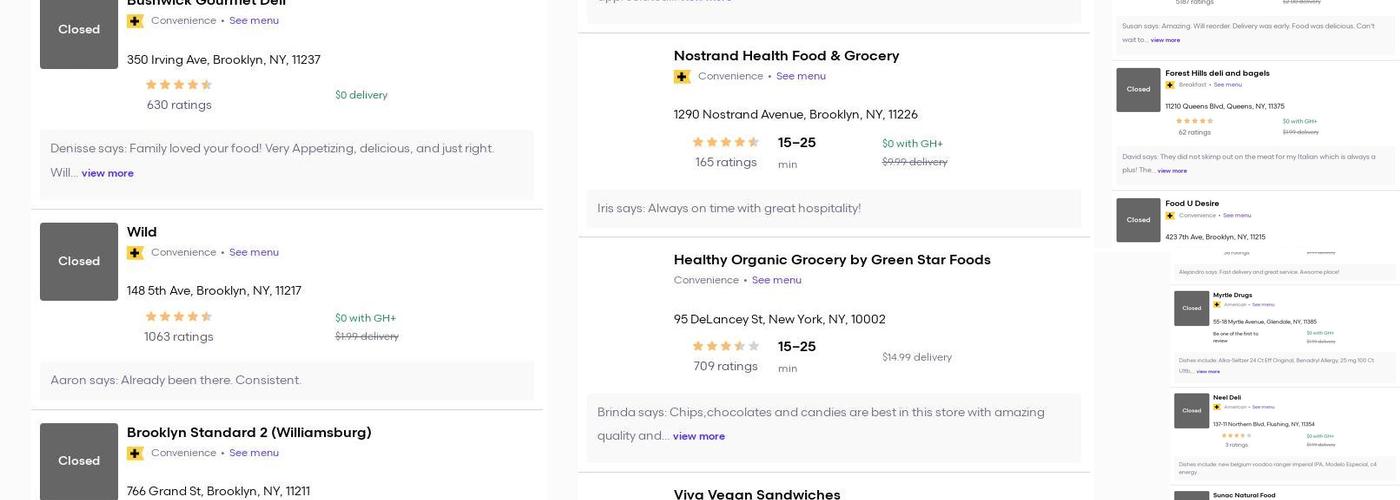 Fifth Deli & Grocery Menu