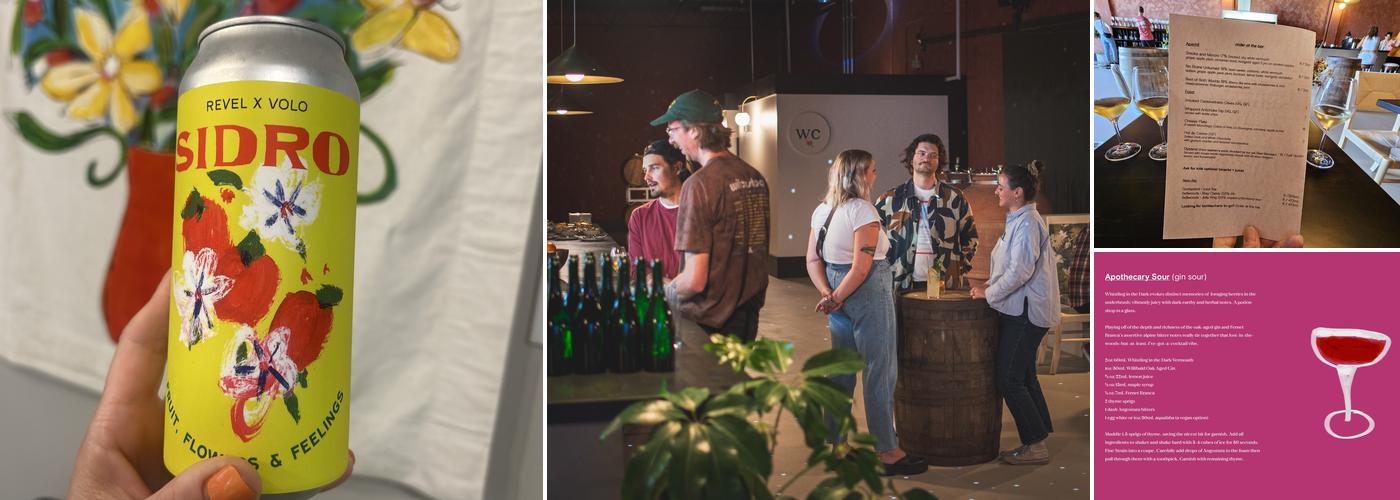 Revel Cider Menu