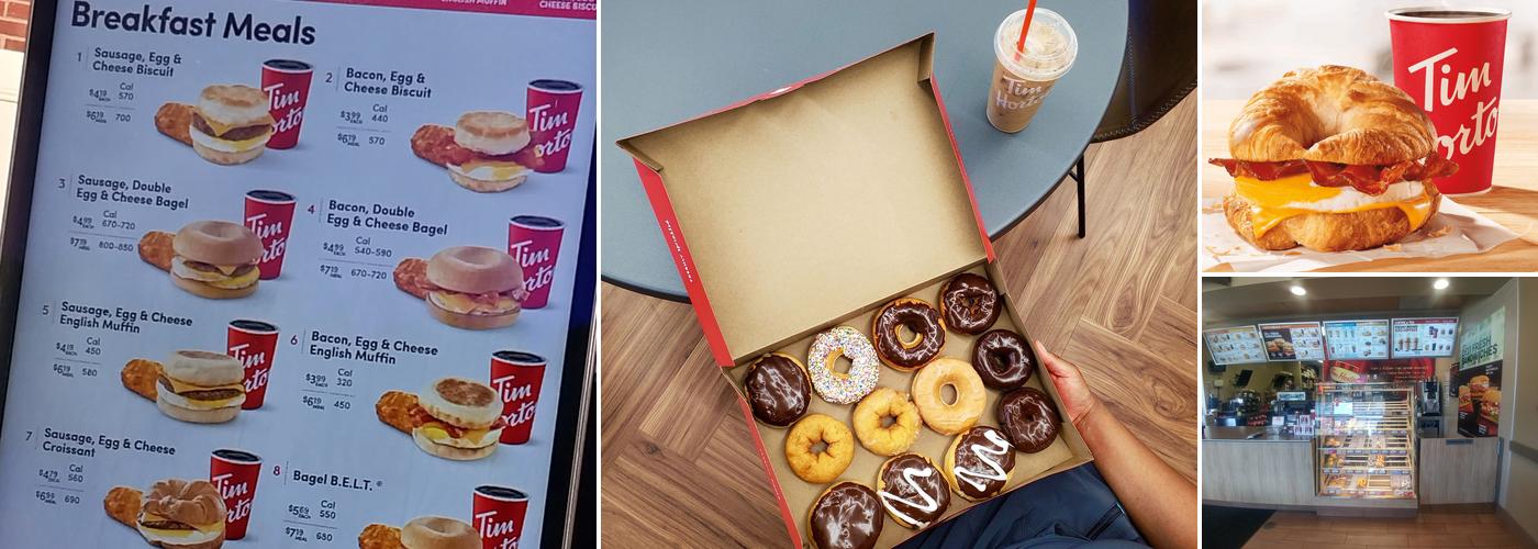Tim Hortons Menu