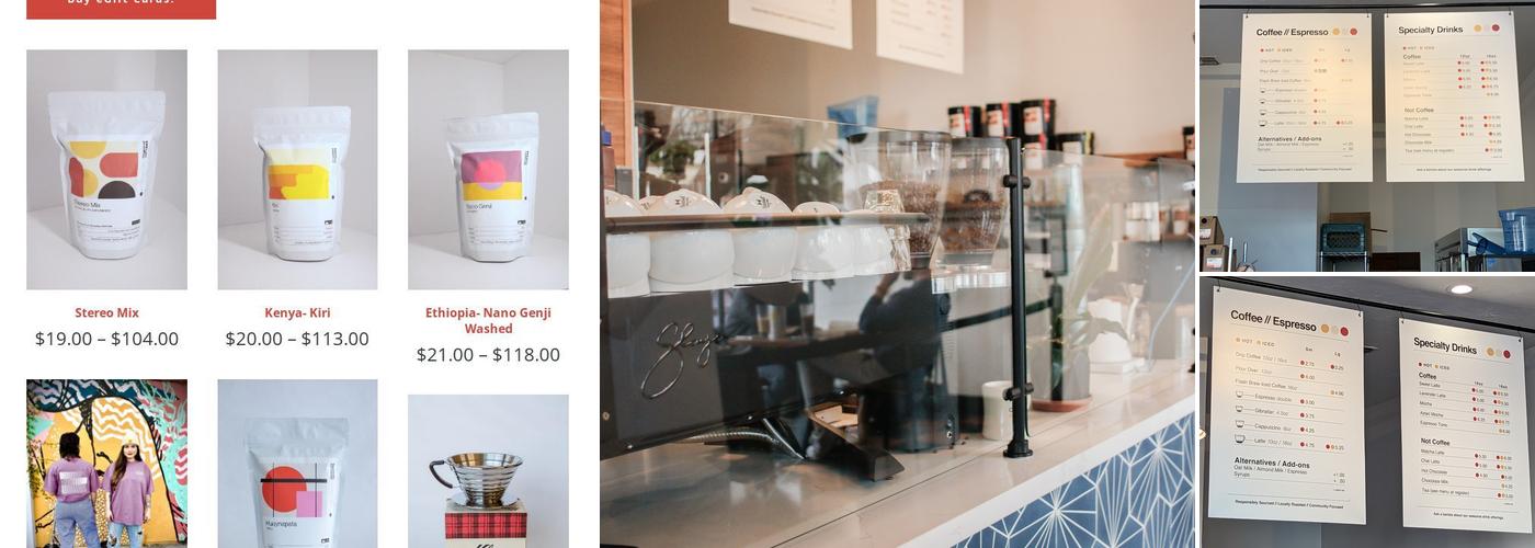 Component Coffee Fresno Menu