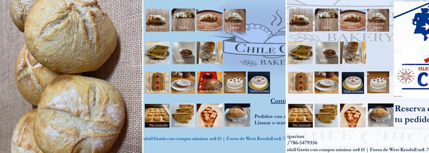 Chile Chico Bakery Menu