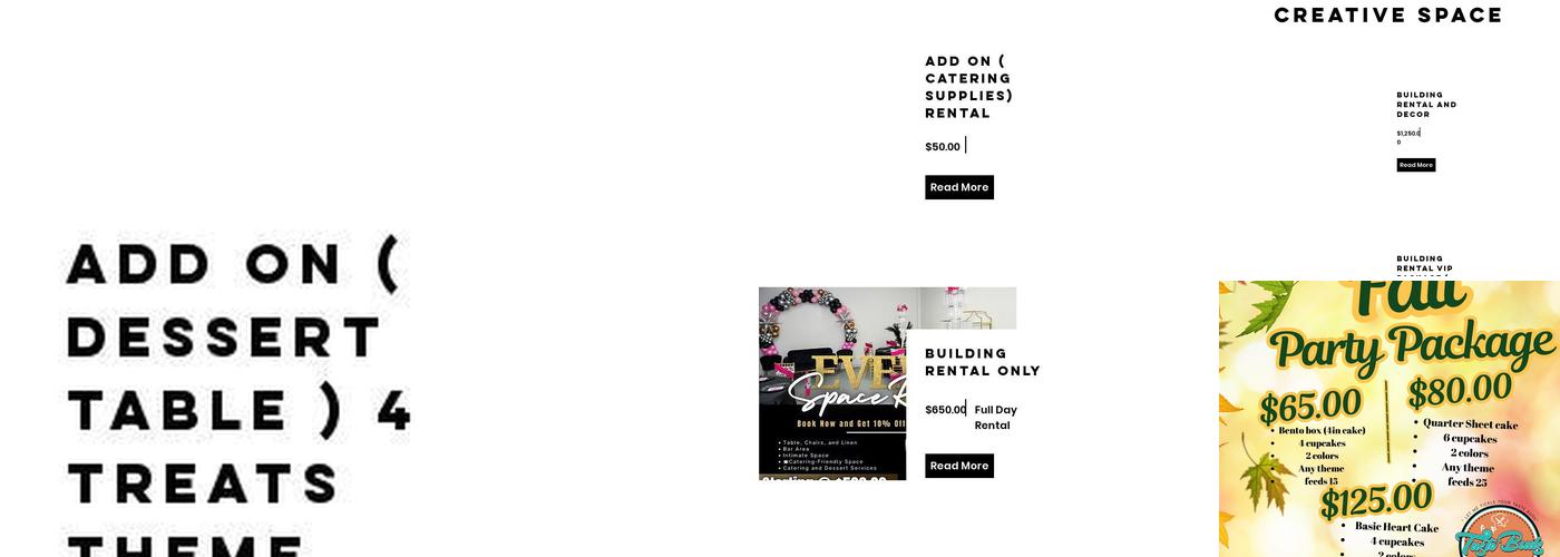 Taste Buds - Catering & Sweets Menu