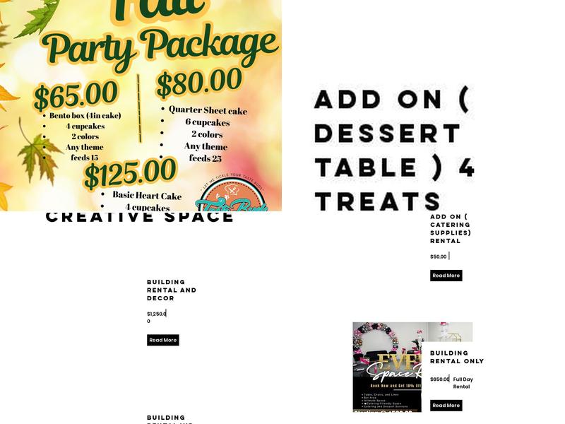 Taste Buds - Catering & Sweets Menu