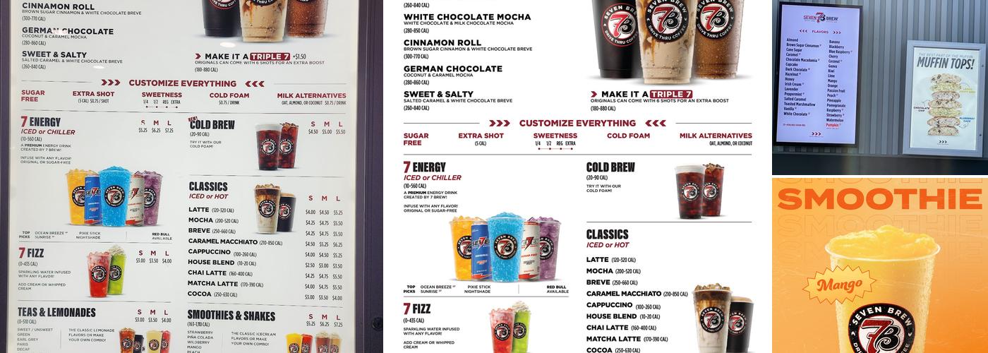 7 Brew Coffee Menu