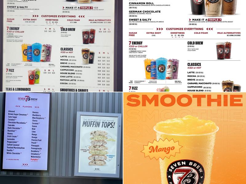 7 Brew Coffee Menu