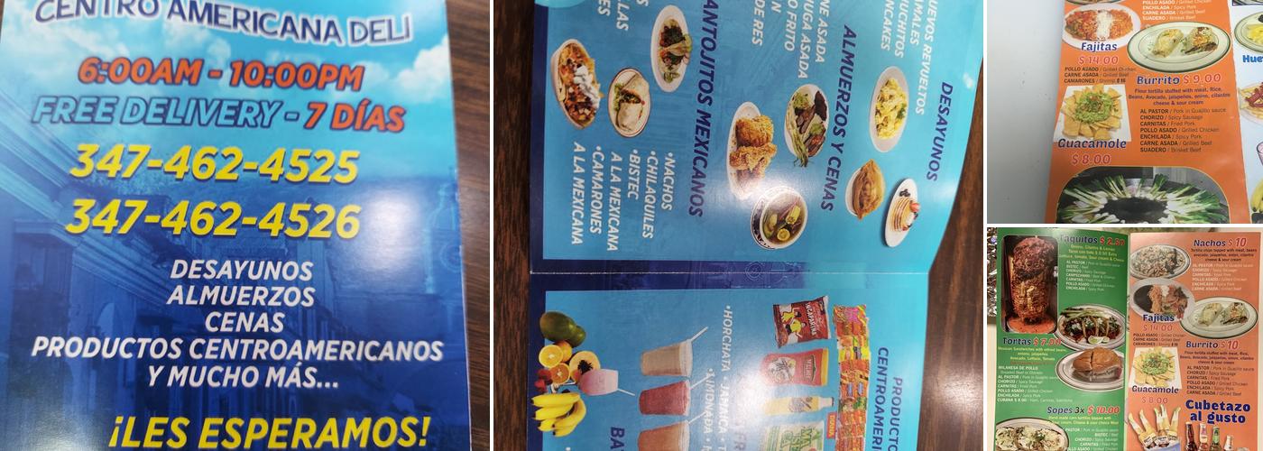 Centro Americana deli Menu