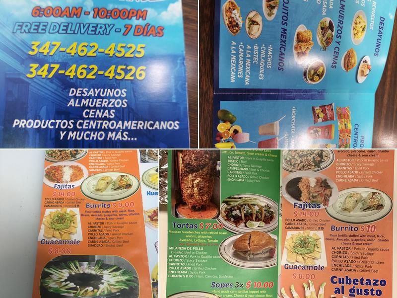 Centro Americana deli Menu