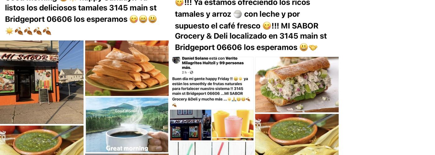 Mi Sabor Menu