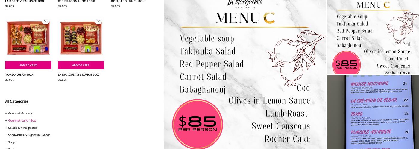 La Marguerite Catering Menu