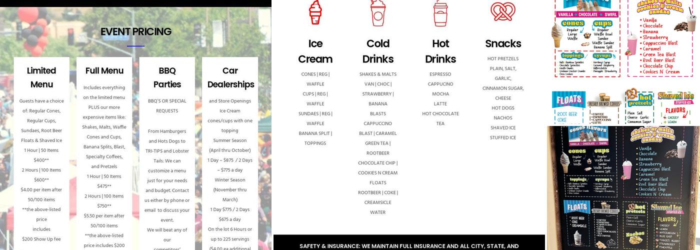 My Way Cafe & All American Softy Menu