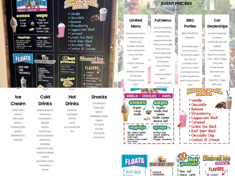 My Way Cafe & All American Softy Menu
