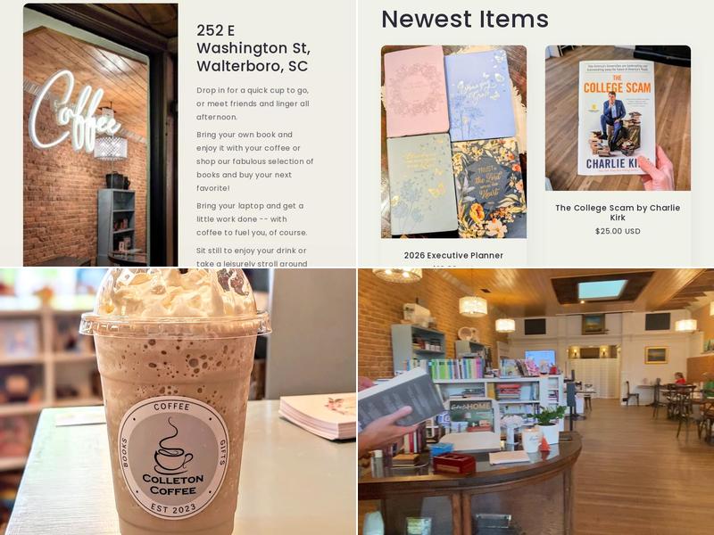 Colleton Coffee Menu