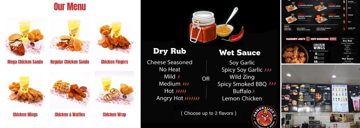 Hangry Joe's Hot Chicken & Wings Menu