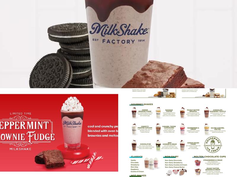 MilkShake Factory (South Fayette) Menu