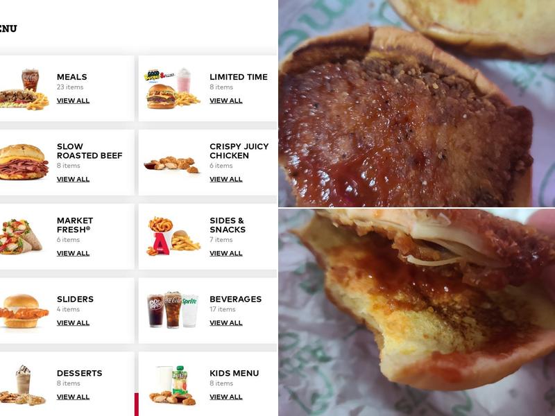 Arby's Menu
