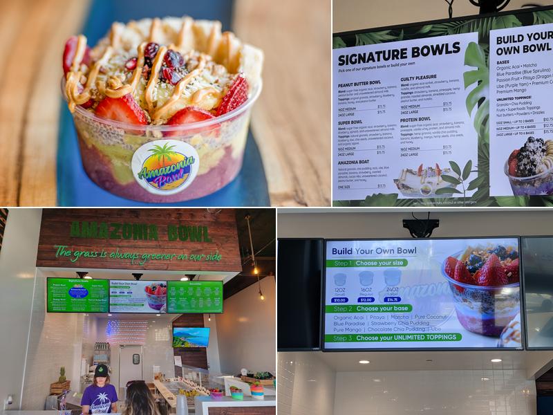 Amazonia Bowl Menu