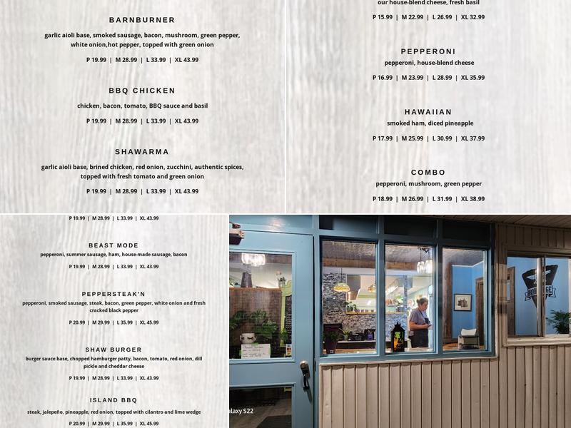 Iron Forge Pizza Menu