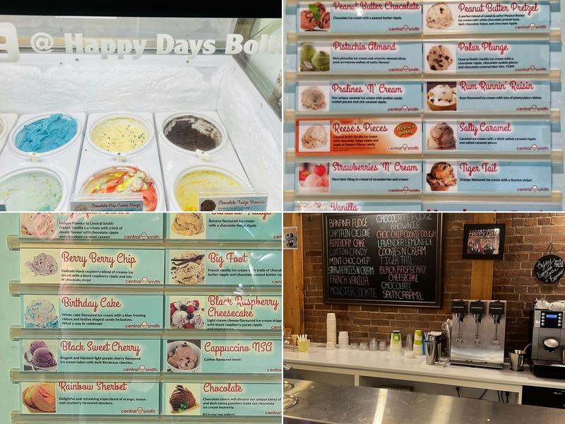 Happy Days Ice Cream Parlour Menu