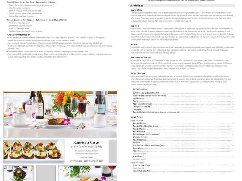 Catering a Fresco Menu