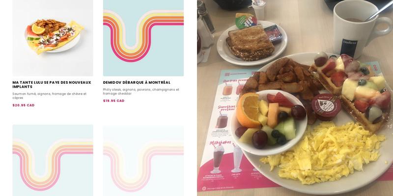 L'Oeufrier (Beauport) Menu