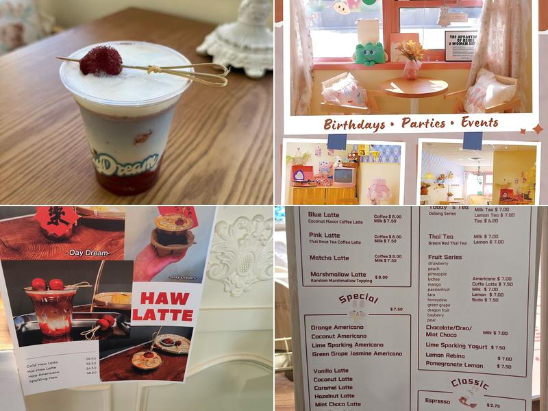 Day Dream Coffee Menu