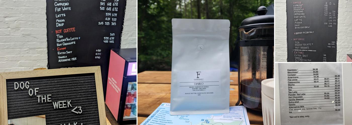 Fahrenheit Coffee Menu