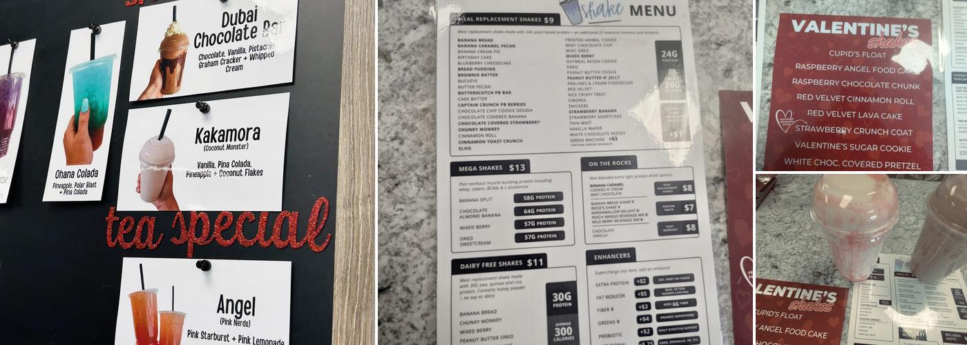 North Lima Nutrition Menu