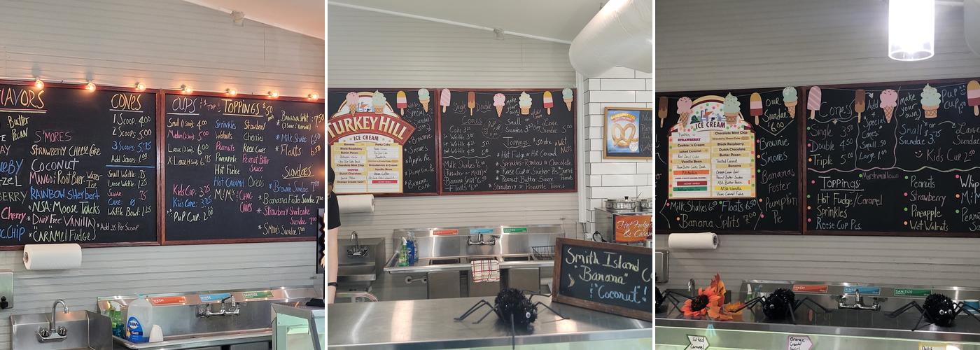 Creamery at St Georges Menu